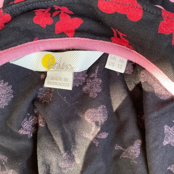 Boden Eva Square Neck Jersey Top - Picture 3 of 4